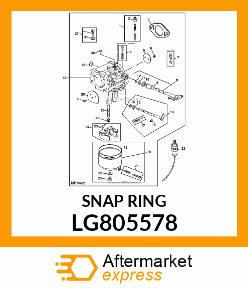 Retainer LG805578