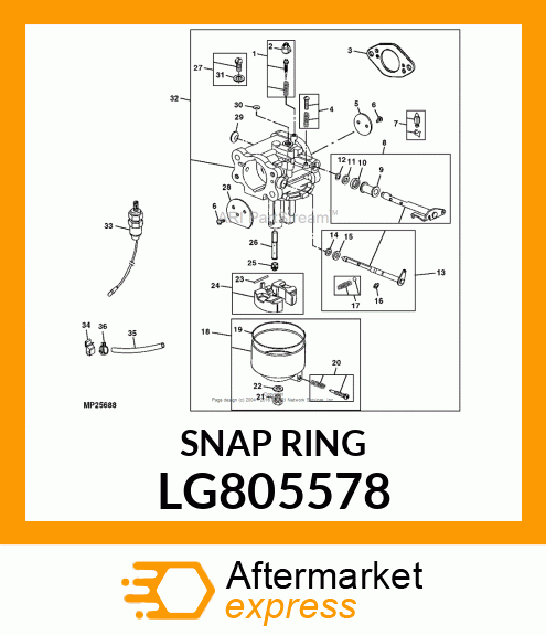 Retainer LG805578