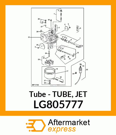 Tube - TUBE, JET LG805777