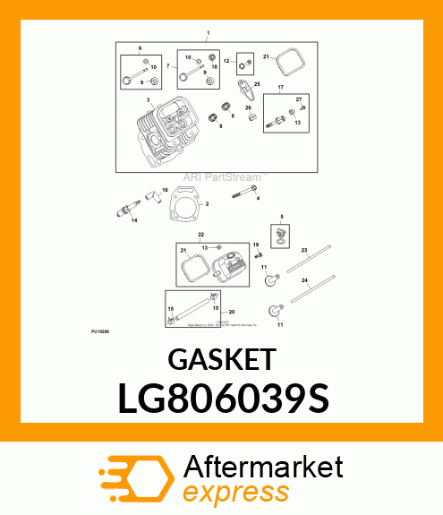 GASKET, ROCKER COVER LG806039S