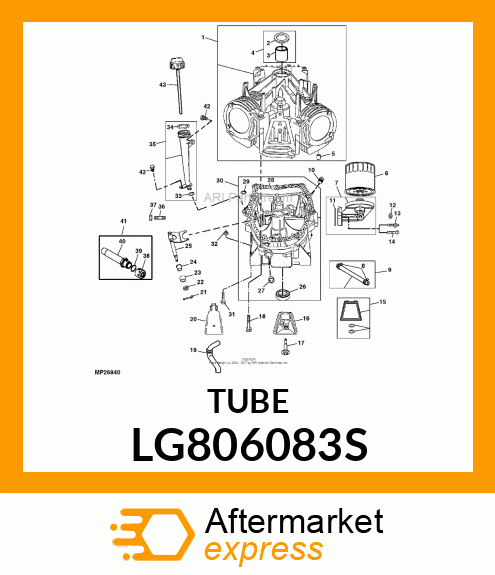 TUBE, BREATHER LG806083S