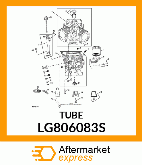 TUBE, BREATHER LG806083S