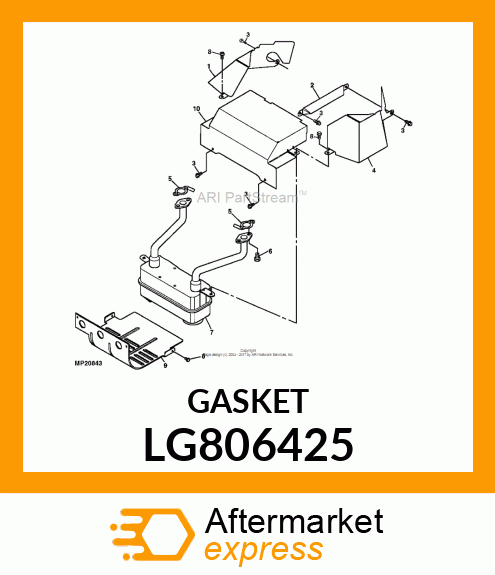 Gasket Muffler 22Hp LG806425