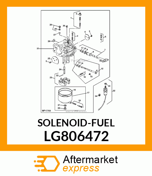 SOLENOID, FUEL LG806472