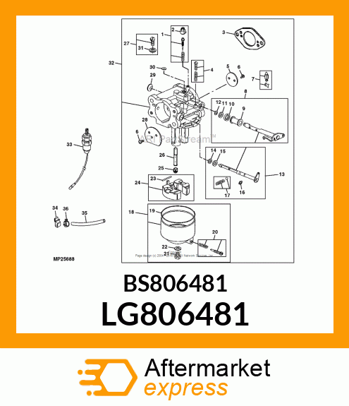 GASKET, FLOAT BOWL LG806481