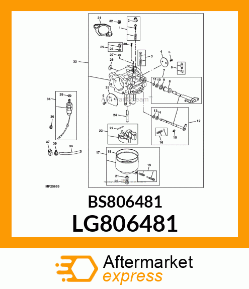 GASKET, FLOAT BOWL LG806481