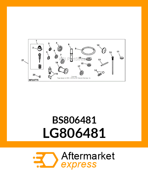 GASKET, FLOAT BOWL LG806481