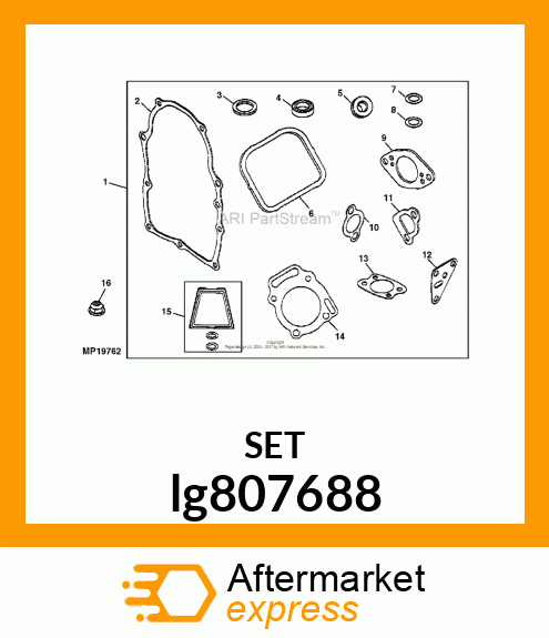 GASKET, BREATHER lg807688