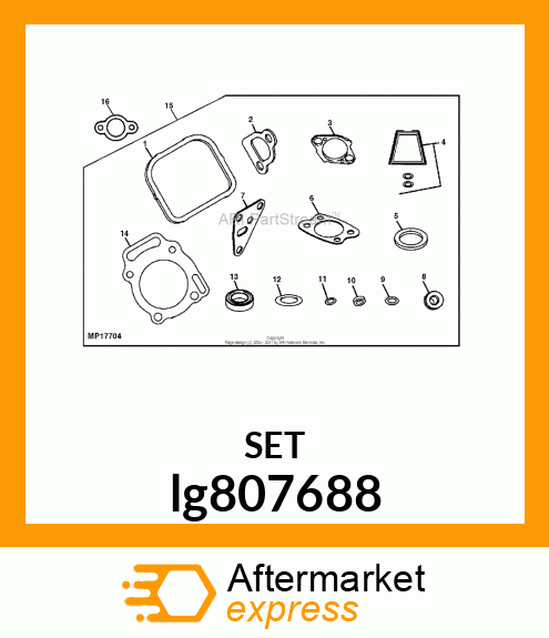 GASKET, BREATHER lg807688