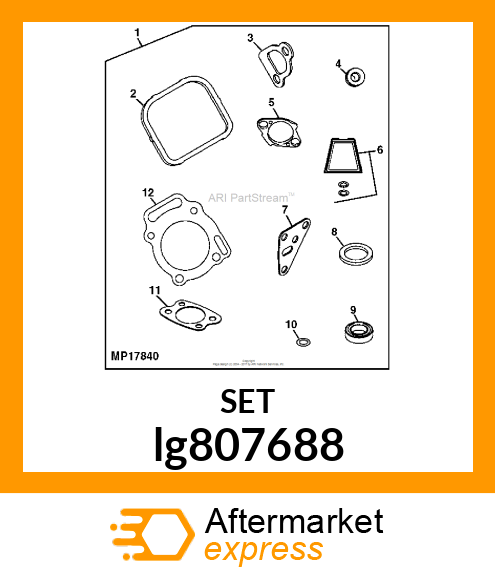 GASKET, BREATHER lg807688