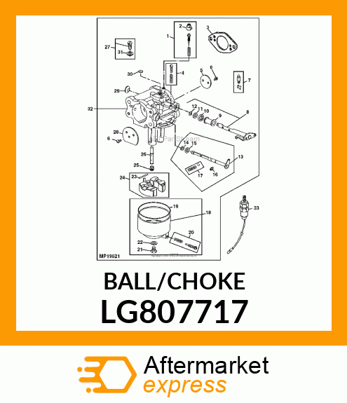 CARBURETOR KIT LG807717