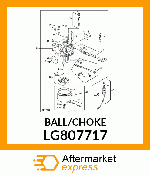 CARBURETOR KIT LG807717