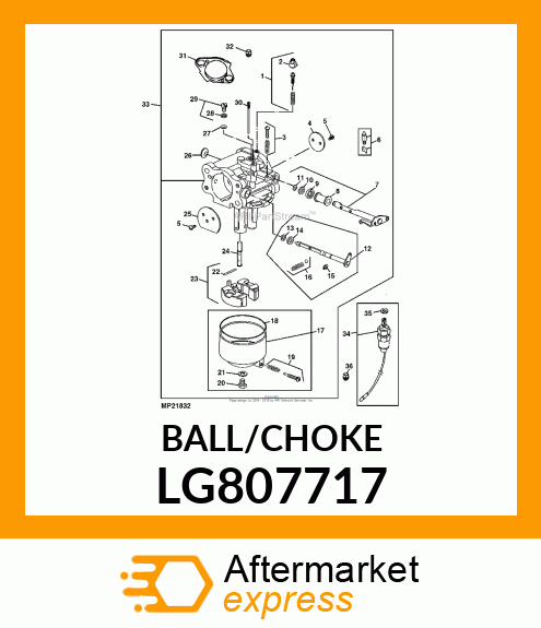 CARBURETOR KIT LG807717