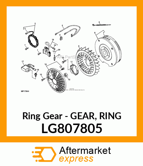 Ring Gear - GEAR, RING LG807805