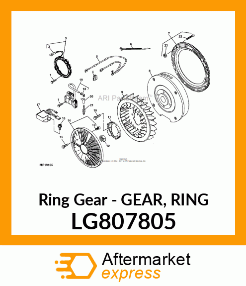 Ring Gear - GEAR, RING LG807805