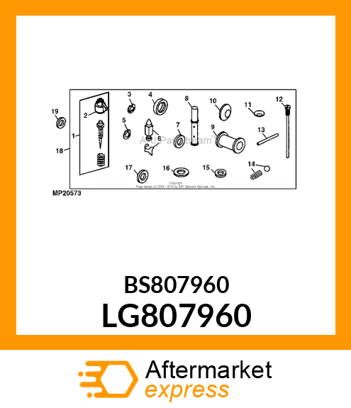 NOZZLE, CARBURETOR LG807960