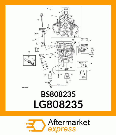 ADAPTER, FILTER LG808235