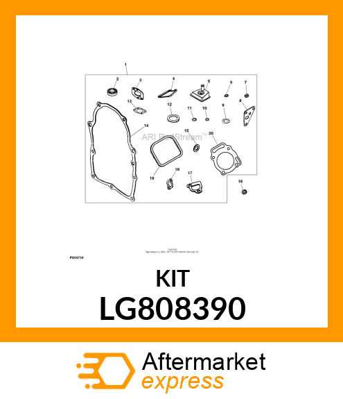 GASKET KIT LG808390