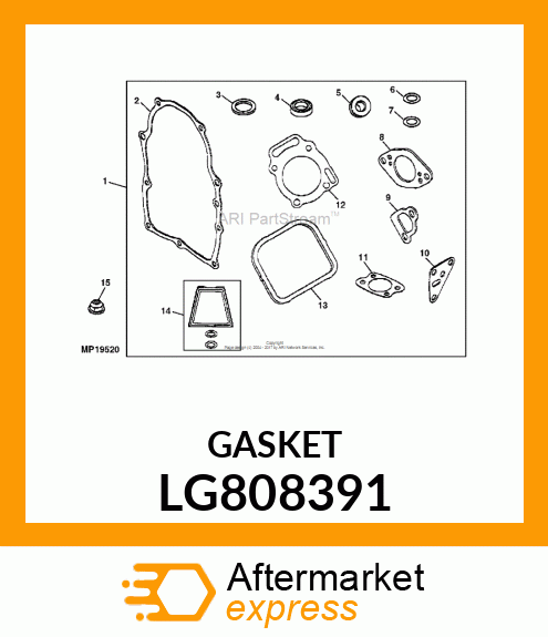 VALVE KIT LG808391