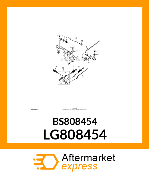 Bracket - BRACKET, CONTROL LG808454