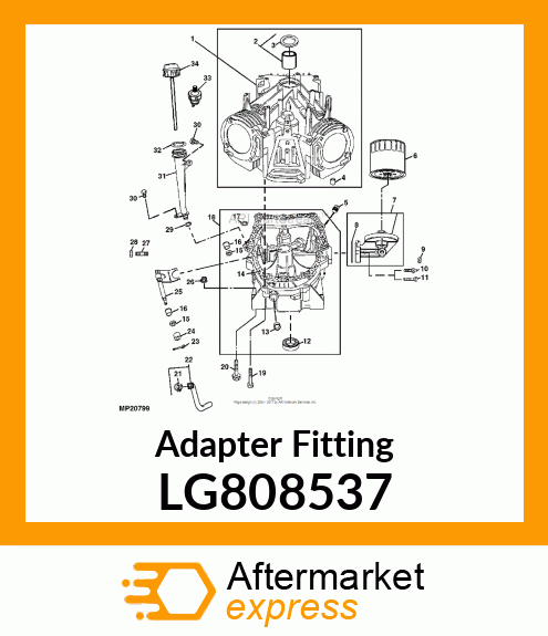 Adapter Fitting LG808537