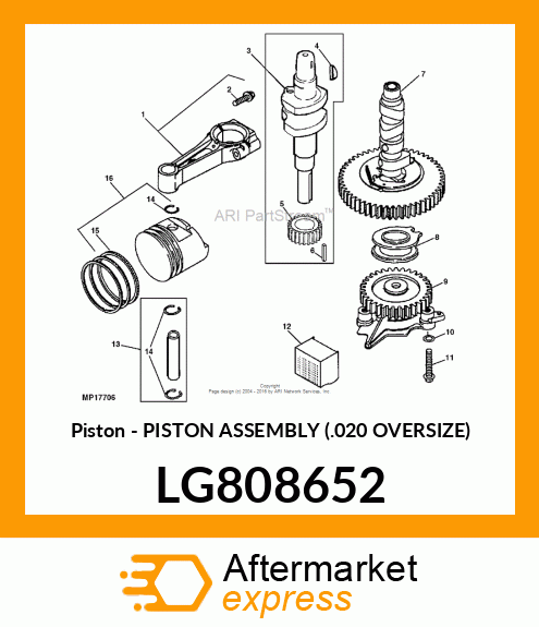 Piston LG808652