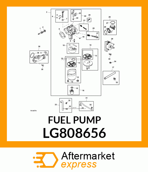 PUMP, FUEL LG808656