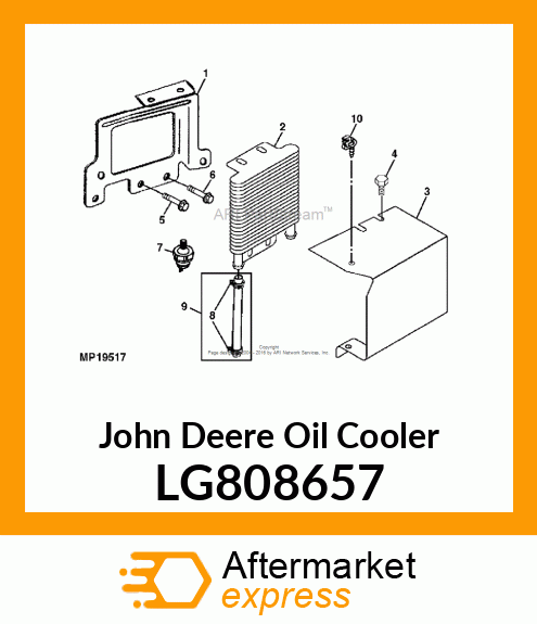 COOLER, OIL LG808657