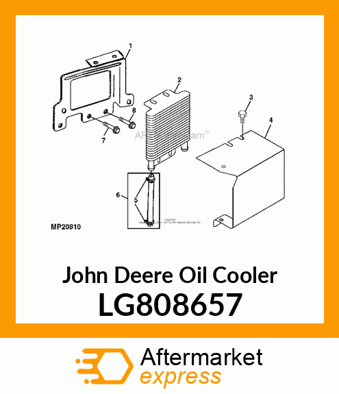 COOLER, OIL LG808657