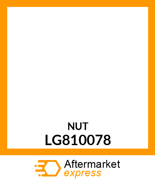 Nut - NUT, HEX. LG810078