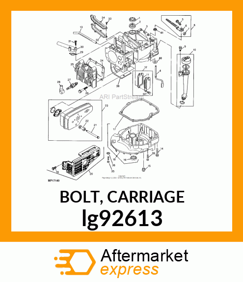 BOLT, CARRIAGE lg92613