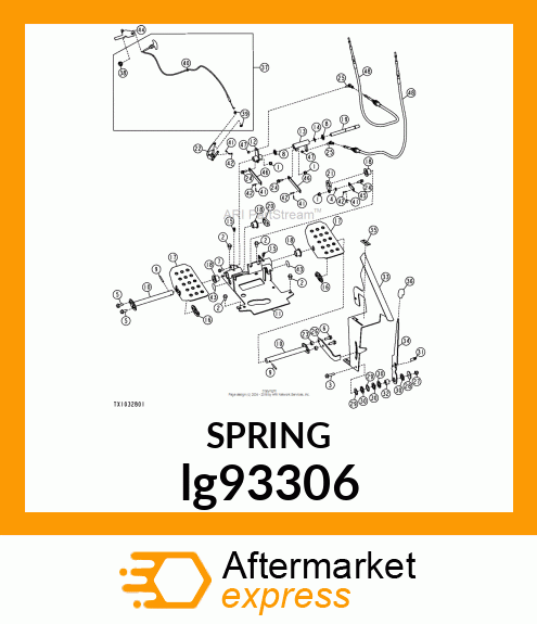 COTTER PIN, PIN, SPRING LOCKING lg93306