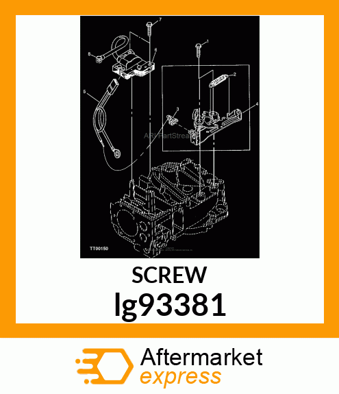 SCREW, ARMATURE MOUNTING lg93381