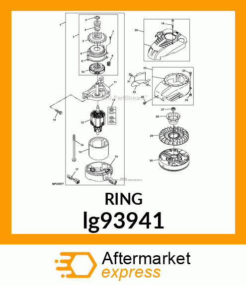 STARTER MOTOR lg93941