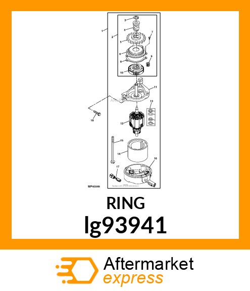 STARTER MOTOR lg93941