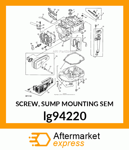 SCREW, SUMP MOUNTING SEM lg94220