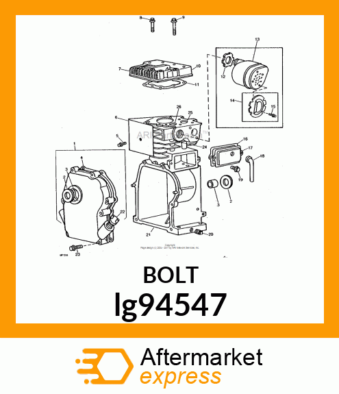 SCREW, CYLINDER HEAD lg94547