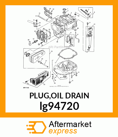 PLUG,OIL DRAIN lg94720