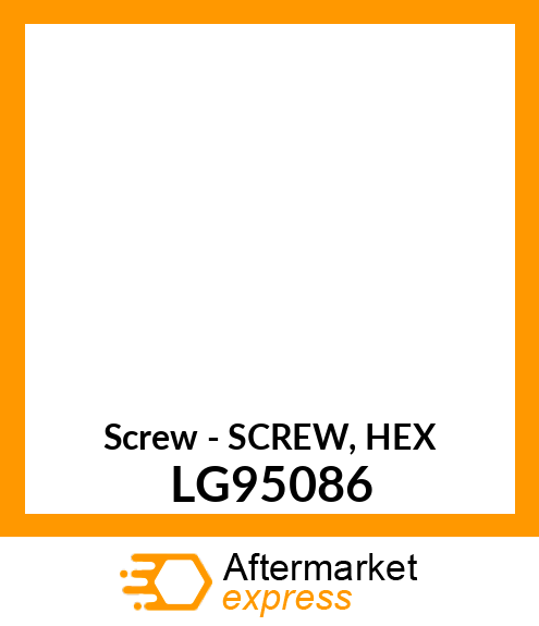 Screw - SCREW, HEX LG95086