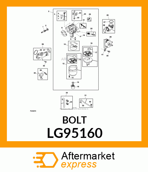 SCREW, SCREW, INTAKE MANIFOLD LG95160