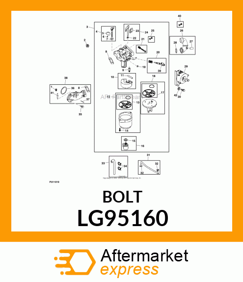 SCREW, SCREW, INTAKE MANIFOLD LG95160