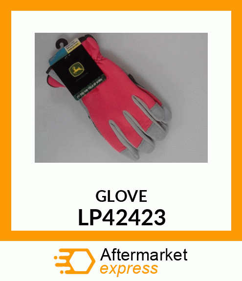 Pair Of Gloves - COWHIDE GLOVE SPANDEX BACK-LADIES LP42423