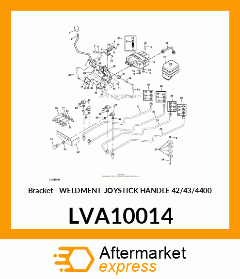 Bracket - WELDMENT-JOYSTICK HANDLE 42/43/4400 LVA10014