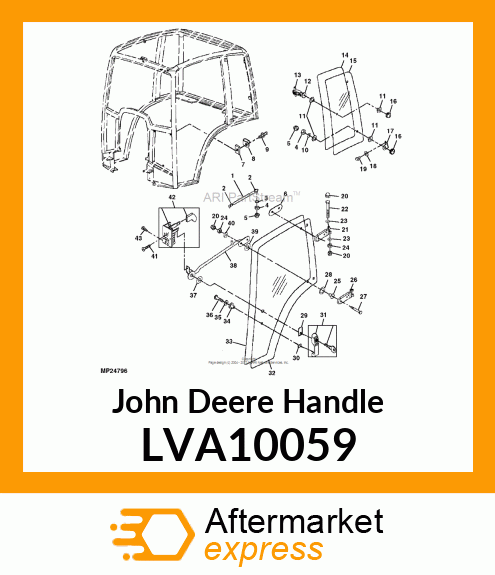 HANDLE, HANDLE, DOOR LVA10059