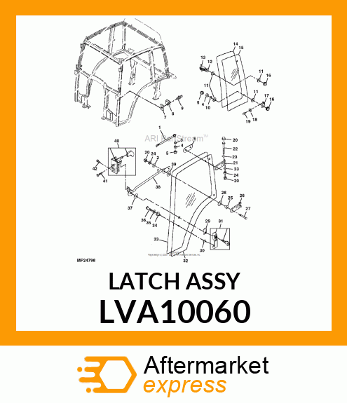 LATCH ASSY LVA10060