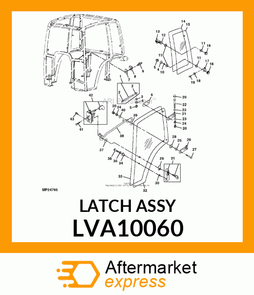 LATCH ASSY LVA10060