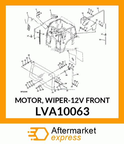 MOTOR, WIPER LVA10063