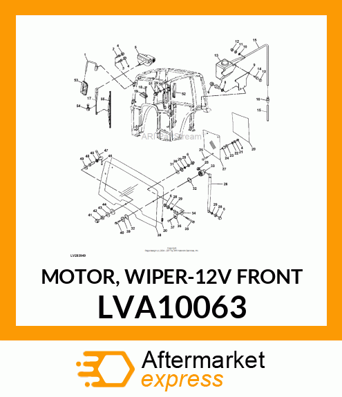 MOTOR, WIPER LVA10063