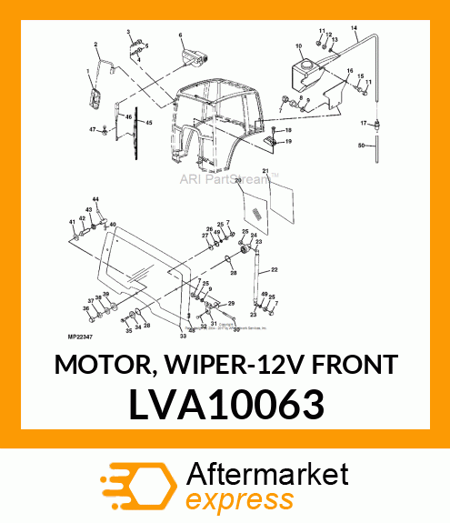 MOTOR, WIPER LVA10063