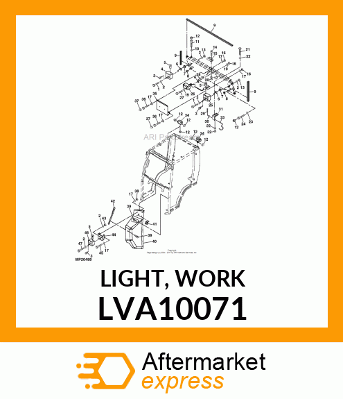 LIGHT, WORK LVA10071